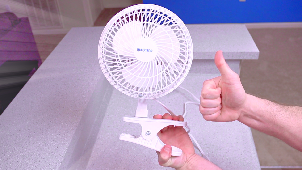 Watch Hurricane Classic 6 Inch Clip Fan, Portable w/ Strong Clamp
